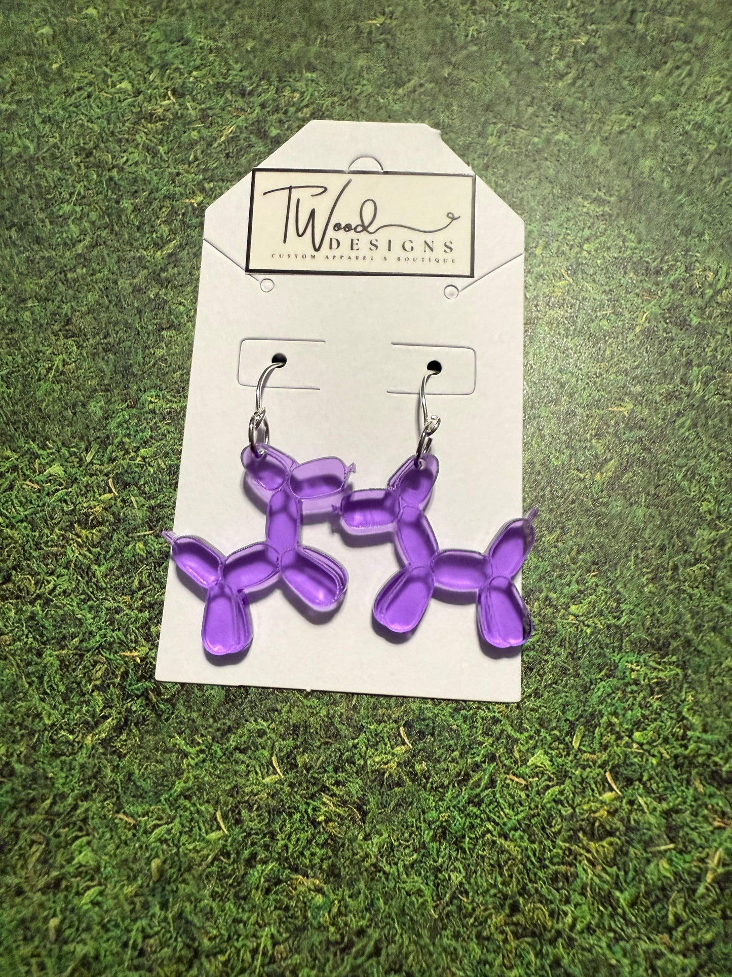 Balloon Dog Earrings
