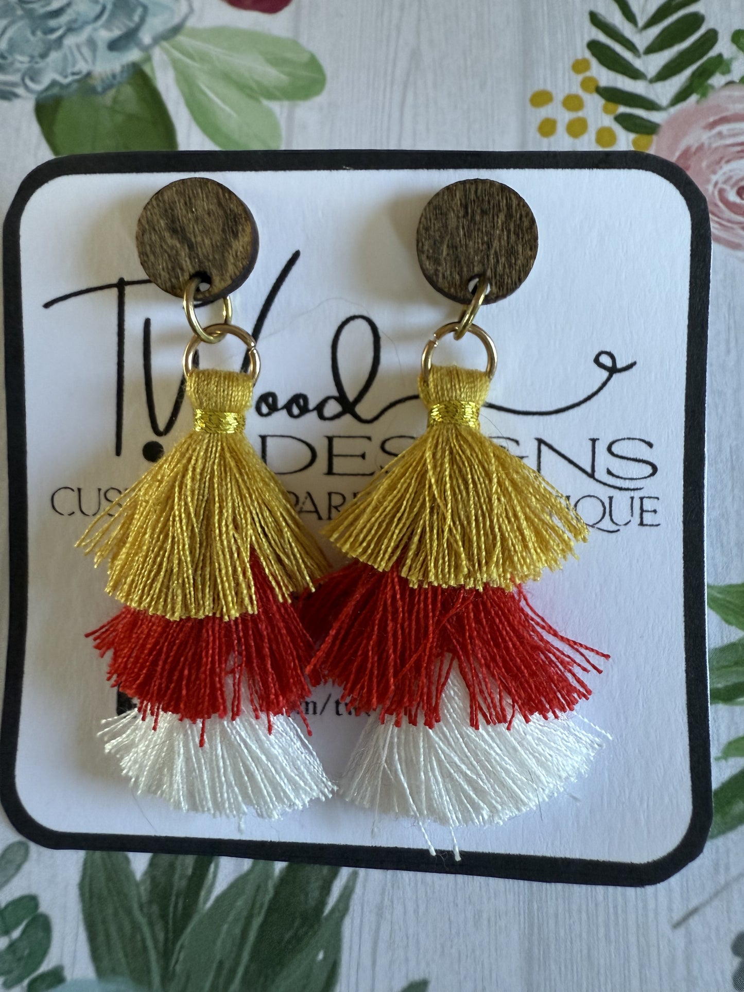 Fall tassel earrings