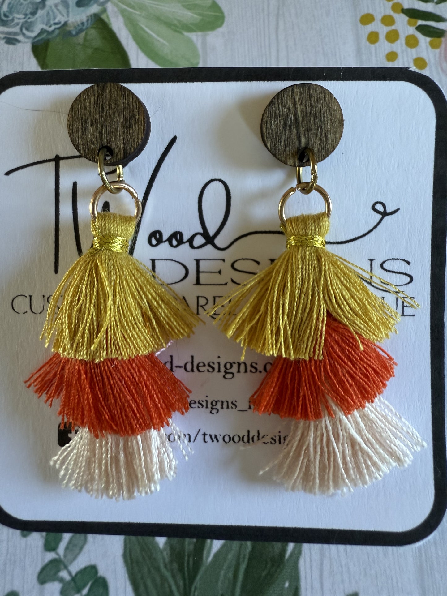 Fall tassel earrings