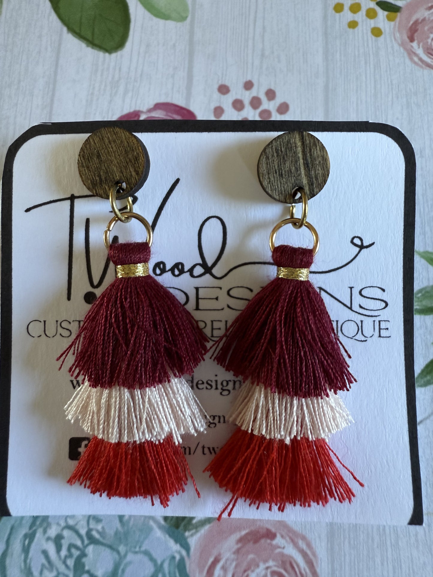 Fall tassel earrings