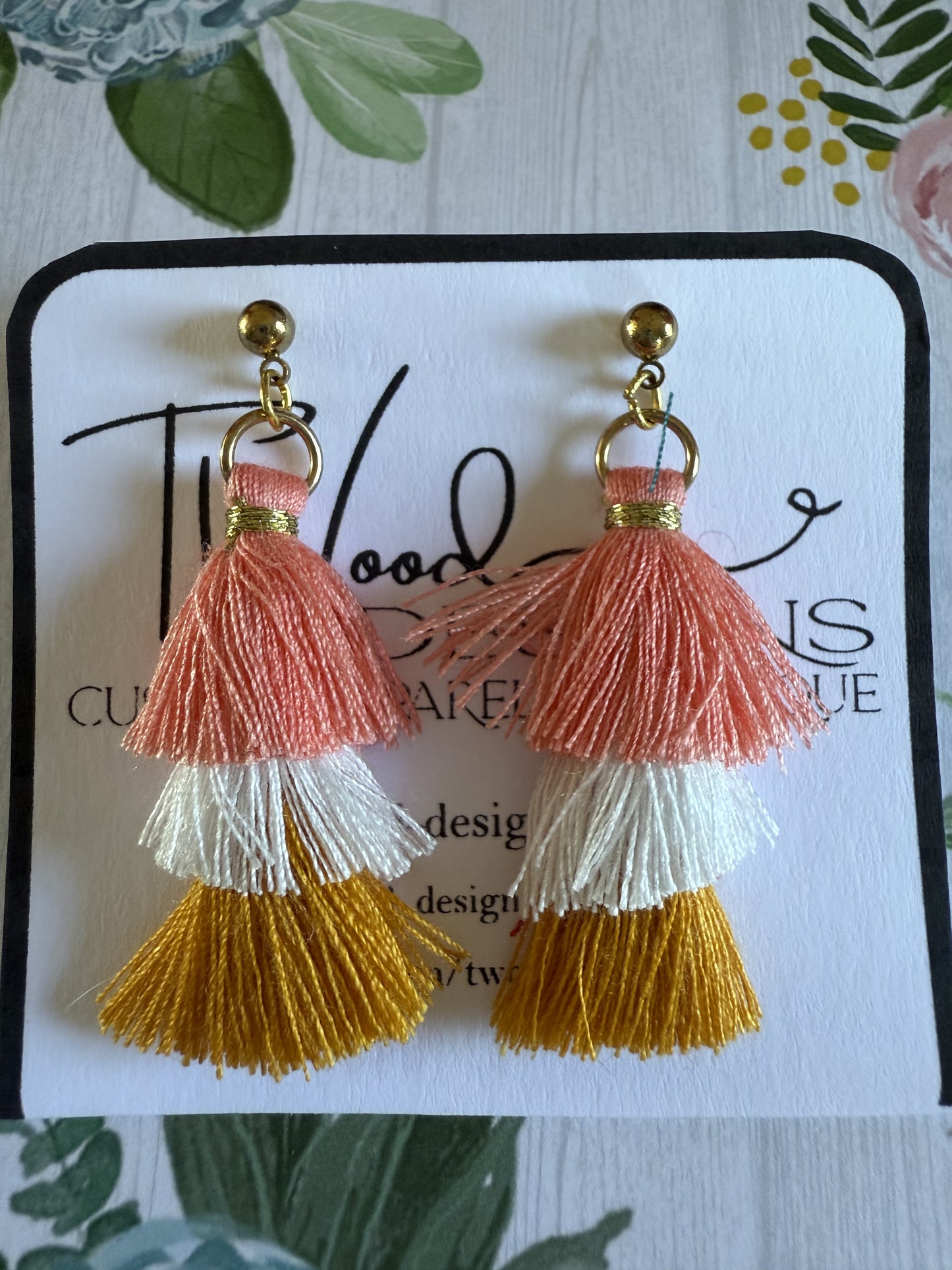 Fall tassel earrings