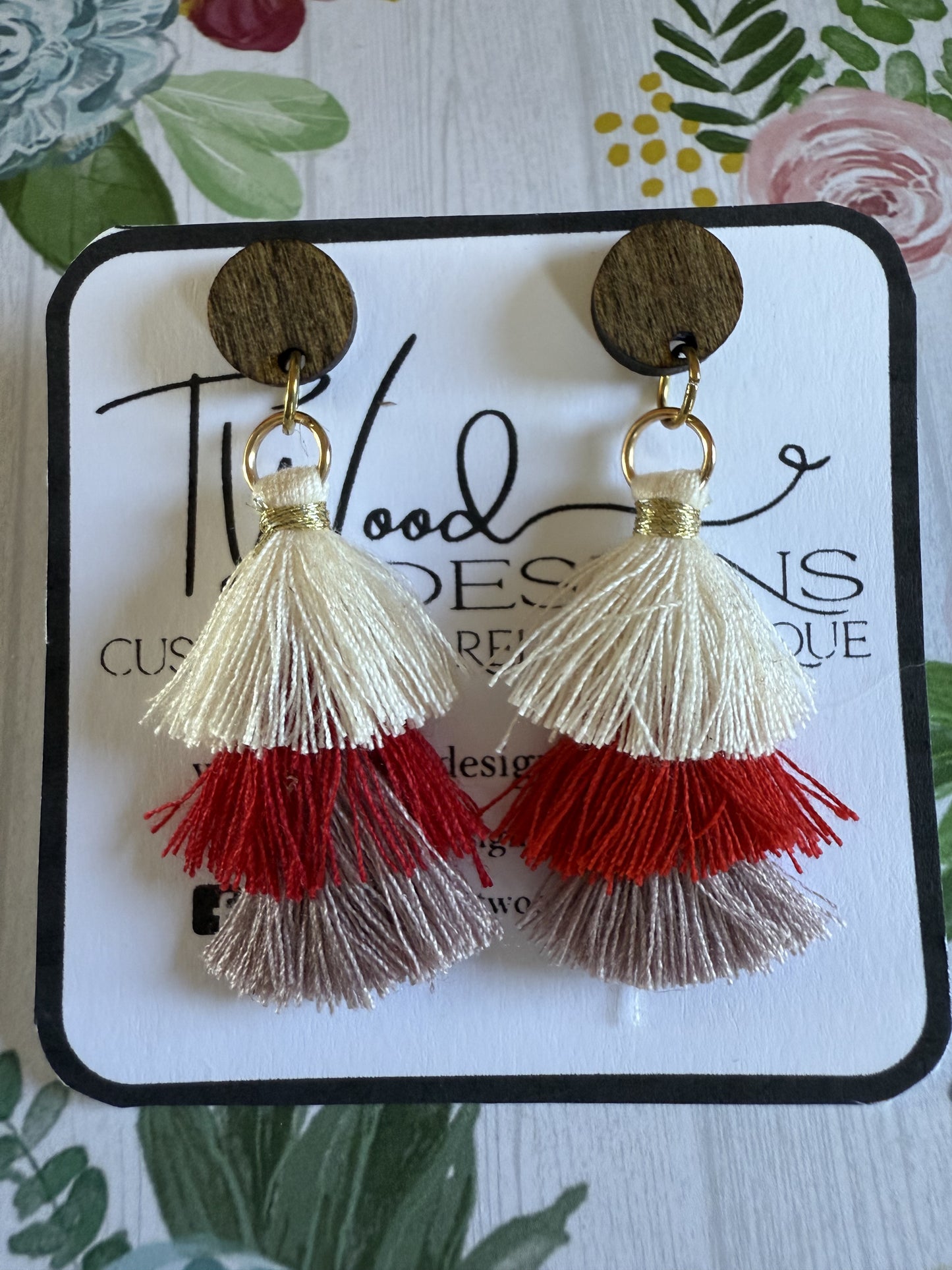 Fall tassel earrings