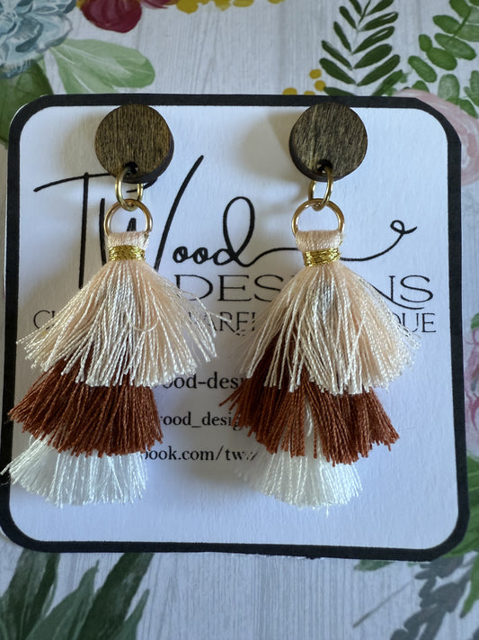 Fall tassel earrings